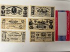 Vintage 1995 Reproduction Confederate Currency Set A And B Paper Money