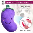  upgrade Version  Squeaky Plush Dog Toys - Small Breed Puppy Chew Toys - Chewing