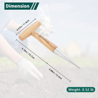 Berry bird Hand Dibber Garden Hole Punch Dibbler Tool For Planting Seeds   Bulbs