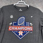 Houston Astros Shirt Mens Xl Gray Mlb 2022 World Series Champions Fanatics Tee