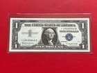 1957b  Star Note  1 Dollar Silver Certificate  blue Seal  Block   b Uncirculated
