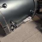 Dw Design Series Maple 22 Diameter X 18 Deep Bass Drum  Satin Sage Metallic