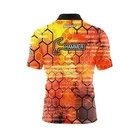 Custom Name Hammer Black Widow Fire Honeycomb Bowling Jersey Shirts - Usa Size