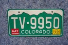 1979 Colorado License Plate   Tv - 9950