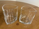 2 Joyjolt Barware Triangular Revere Scotch Whiskey Cocktail Glasses 10oz