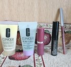 Clinique 5 Piece Gift Set Lipstick  Lip Liner  Skincare  Wash  Sealed New In Box