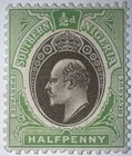 Travelstamps   1907 Southern Nigeria Stamps Sc  21  Mint Og Lh   Half Penny