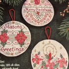 Vintage 1996 Bucilla Seasons Greetings Silk Ribbon Embroidery Kit  83537 New