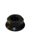 100 Pcs 5 16-18 Grade 8 Smooth Hex Flange Nuts Coarse Black Zinc Phosphate   Oil