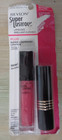 Vtg Revlon Super Lustrous Set Lipstick Softsilver Rose lip Gloss Pink Afterglow