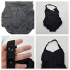 Rose Marie Reid Swim 50s Vintage Magic Lengths Black Ruched Pin Up Play Suit Vlv