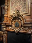 Vintage Antique Fireplace Mantle Wood 