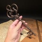 Antique Vintage Style Cast Iron Large Ornate Skeleton Key 