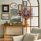 18 x18  Square Matte Black Landscape Framed Wall Art - Hearth   Hand