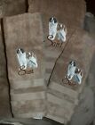 Border Collie Dog Breed Bathroom Set Of 2 Hand Towels Embroidered