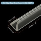 2pcs 19 32 x 25 64 x 4 9ft Rubber U Channel Edge Trim Fits 6-7mm Edge Clear