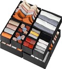  Drawer Organizer Clothes - Odorless Closet Organizers And 12 Pack Black