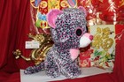 Ty Beanie Boos Jumbo Tasha The Leopard justice Exclusive 2015 mwnmt nice Gift 