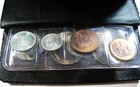 Rhodesia 1964 - 1970 7 Coins Set In Black Holder