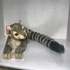 Realistic Vtg 2001 Hansa Ringtail Cat Stuffed Animal Plush North American Y2k