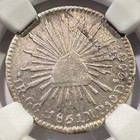 1851-gc Mp Guadalupe Y Calvo Mexico 1 Real Silver Pcgs Xf Details Rare Date