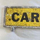 Vintage Metal aluminum Golf Carts Arrow Sign