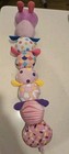 Sumobaby Plush Caterpillar Infant Musical Rattle Sensory Crinkle Toy Pink Multi