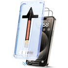 2 Pack Iphone 17 16 15 14 13 Pro Max   Air Screen Protector Glass Magic Install
