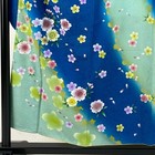 Furisode Length 155cm Sleeve 63 5cm S Cherry Blossom Petals Silver Threaded Dyed
