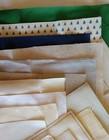 Cross Stitch Aida Cloth Lot Of 24pc Asst Sizes 9x12 To 20x20 Inches 1 Lb 14oz