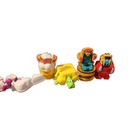 Vintage Mcdonald s Happy Meal Toys Changeables Transformers Food 1987  Lot Of 5