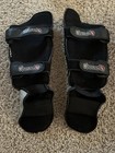 Hayabusa Martial Arts Shin Guards Measuring Large - Measurements In Pictures