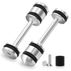 2-pack Ls Billet Rear Galley Plug Barbell Oil Diverter For Gm Gen Iii   Iv