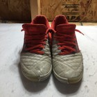 Nike Lunargato Ii 2 Indoor Soccer Shoe Mens 8 Crimson Bone White