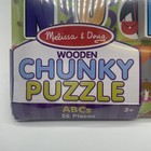 Melissa   Doug Jumbo Abc Wooden Chunky Puzzle 26 Pieces New Sealed