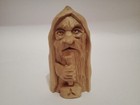 Thor Figurine  Handmade Wooden Statue Of The God Thor  Wood Carving 
