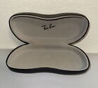 New Ray-ban Black Hard Glasses Case - Fits Optical prescription W cleaning Cloth