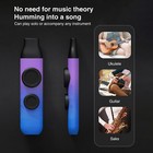Skin-feeling Dual Tone Hole Kazoo Adjustable Tone Gradient Colorful For Kids