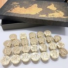26 Alphabet Letter Wax Seal Stamp Set Kit Wooden Handle Wedding Invitation