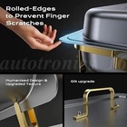 4pcs 8qt Stainless Steel Chafing Dish Sets Chafer Food Warmer Party Buffet Stove