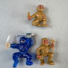 Vtg A a Ninja Warriors Mini Action Figures Lot Of 9 Gumball Diorama Party Favors