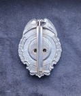 Obsolete Vintage Mt  Gretna Pennsylvania Fire Dept Captain Badge Mount Pa