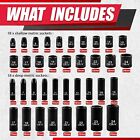 64pcs 3 8  Socket Set drive Impact Socket Set  Cr-v Steel  6 Point