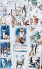 Winter Wonderland Junk Journal Kit  Scrapbook Papers  Quotes  20 Items Kit  wl2
