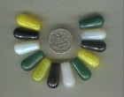 African Trade Beads Vintage Antique Czech Glass Drop Pendent Mali Wedding Beads