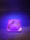 Vintage Akro Agate Slag Glass Ashtray Orange   White 1930 s-40 s