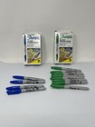 Vintage Sanford Sharpie Fine Point Permanent Markers Box Blue Green 80s Prop Nos