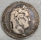 France 1842 B Louis Philippe I 5 Francs Silver Coin      old Coin      39