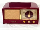 Restored Vintage Mcm Silvertone Am-fm Antique Tube Radio  Bluetooth ipod Ready 
