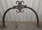 Rare Vintage French Cast Iron Industrial Table Legs Or Feet